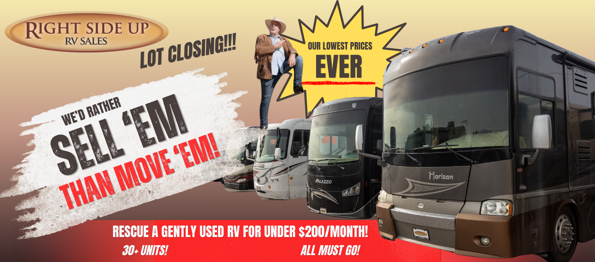 Moving Sale Website Banner